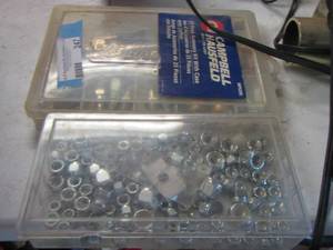 lot 247 image: Various nuts- Campbell hausted accessories kit with case
