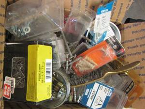 lot 254 image: Large lot nails- washers- screws and more