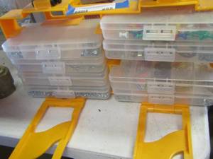 lot 255 image: Tool organizer- screws paper clips