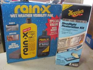lot 269 image: Rain X - Mequairs two step headlight restoration