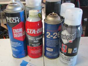 lot 272 image: Engine degreaser- multi system additive- flex seal- scotch guard