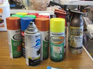 lot 274 image: spray paint lot new and used