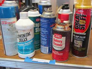 lot 299 image: Car cleaners- battery corrosion cleaners- plus more