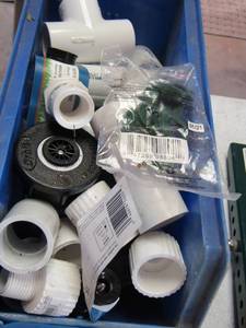 lot 324 image: Hose washers- sprinkler heads- small piping