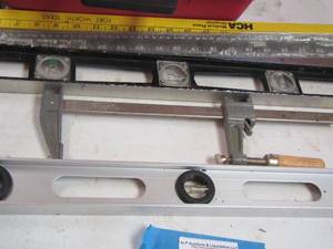 lot 328 image: Levels and yard sticks