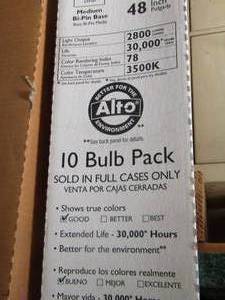 lot 352 image: Florescent bulbs qty 2 packs both open