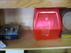 lot 370 image: Hose clamps- empty canisters