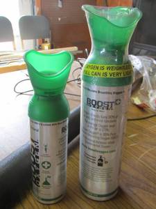 lot 393 image: Boost oxygen qty 2 one new unopened