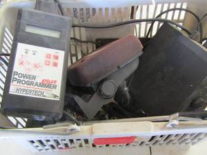 lot 429 image: Cobra 18wx CB radio- garmen gps- power plus programmer