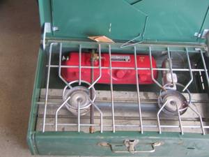 lot 432 image: Coleman propane outdoor camping cooker