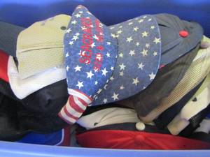 lot 435 image: Mens baseball caps- many many brands and labels