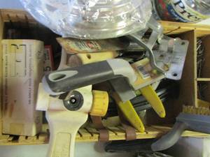 lot 454 image: Sprinklers- screws- razor blades and more