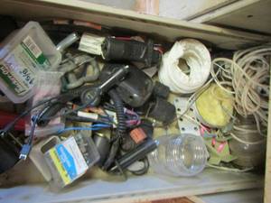 lot 473 image: Junk drawer in garage