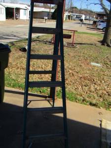 lot 468 image: 6 ft. Louisville step ladder- model # L-3310-06