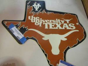lot 489 image: University of Texas sign