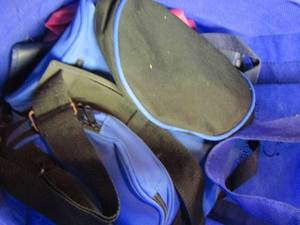 lot 535 image: Blue bag of more bags