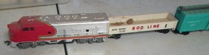 lot 561 image: Santa fe model train