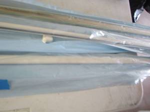 lot 562 image: new curtain rods qty 3