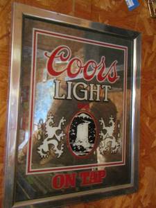 lot 577 image: 1814 coors light beer art