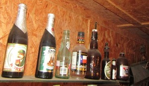lot 580 image: Various beer bootle can lot- moretti- kropf- plus
