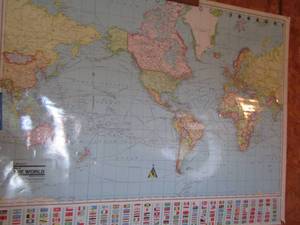 lot 597 image: Map of the world
