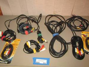 lot 602 image: New & Used co ax cables