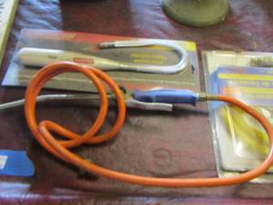 lot 617 image: Gas range installation kit new- gas master 3x light- flame thrower hose