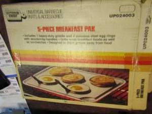 lot 21 image: outdoor chef 5 piece breakfast pak- nice bbq utensils