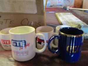 lot 629 image: Coffee cups GTE qty 9- retail coffee cups