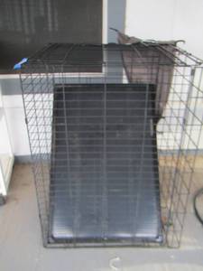 lot 673 image: Large dog kennel