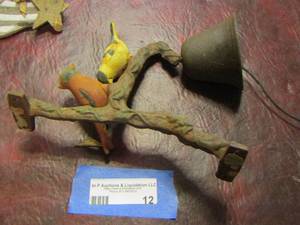 lot 12 image: metal bird dcor bell