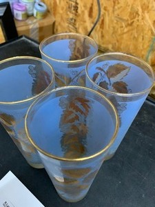 lot 38 image: Mid century drinking glasses