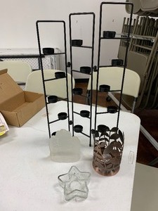 lot 116 image: Candle holders