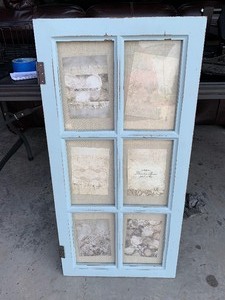 lot 127 image: Hinged door picture frame