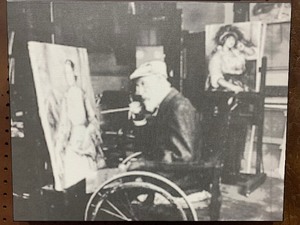 lot 175 image: Portrait on canvas
