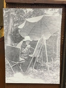 lot 176 image: Portrait on canvas