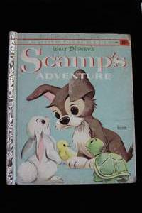 lot 162 image: A Little Golden Book Walt Disneys Scamps Adventure Book