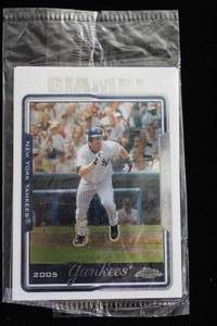 lot 163 image: Unopened Package of 2005 Topps Chrome Baseball Cards