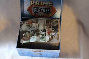 lot 203 image: Tekchrome 1995 Prime Playoff Football Trading Cards