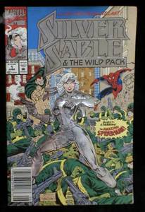 lot 240 image: Silver Sable and the Wild Pack June 1st Edition Featuring the Amazing Spiderman