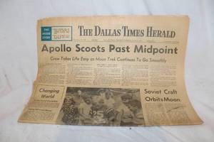 lot 261 image: July 17, 1969 Dallas Times Herald Newspaper