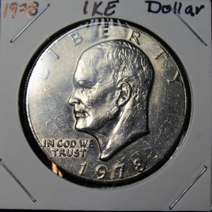 lot 18 image: 1978 Eisenhower Dollar