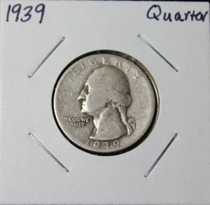 lot 19 image: 1939 Washington Quarter