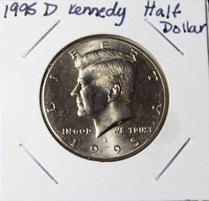 lot 20 image: 1995 D Kennedy Half Dollar