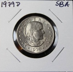 lot 23 image: 1979 D Susan B Anthony Dollar
