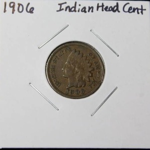 lot 28 image: 1906 Indian Head Cent