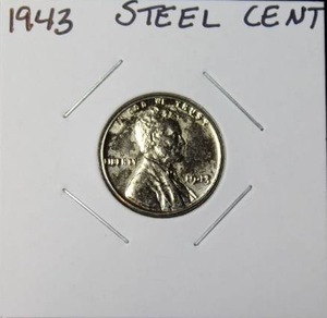 lot 33 image: 1943 Steel Cent