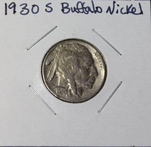 lot 38 image: 1930 S Buffalo Nickel