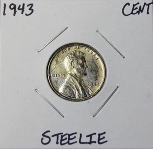 lot 42 image: 1943 Steel Cent