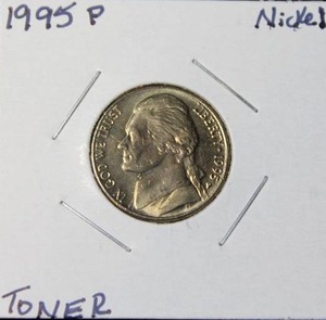 lot 43 image: 1995 P Jefferson Nickel